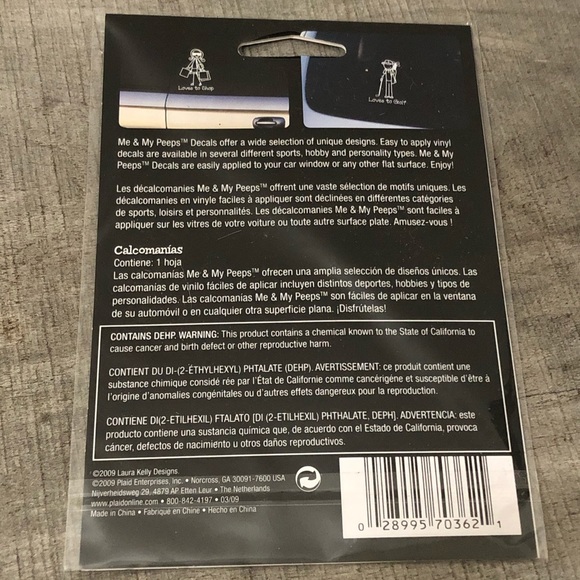 Plaid stick figure Camping & Party decals - Picture 3 of 7